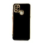 Samsung Galaxy M31 Back Cover Or Case 6d Chrome Golden Edge - Image 2