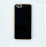 Vivo Y53 2017 back cover 6D Chrome golden edge black colour - Image 2