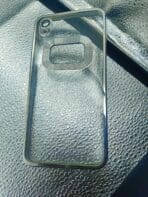 Vivo Y91C/Y93/Y91i/Y90 back cover CD Chrome transparent with camera lens protection silver edge - Image 2