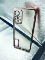 Redmi Note 11T 5G back cover CD Chrome transparent with camera lens protection