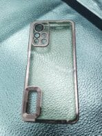 Redmi Note 11T 5G back cover CD Chrome transparent with camera lens protection - Image 2