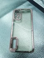Redmi Note 11T 5G back cover CD Chrome transparent with camera lens protection - Image 2