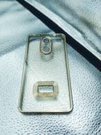 Redmi Note 4 back cover CD Chrome transparent with camera lens protection golden edge - Image 2