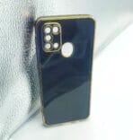 Samsung Galaxy M31 Back Cover Or Case 6d Chrome Golden Edge - Image 4