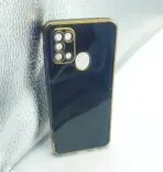 Samsung Galaxy M31 Back Cover Or Case 6d Chrome Golden Edge - Image 4