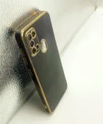 Samsung Galaxy M31 Back Cover Or Case 6d Chrome Golden Edge