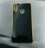 Samsung A20S Golden Border Back Cover Case 6d chrome - Image 2