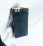 Vivo Y53 2017 back cover 6D Chrome golden edge black colour