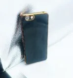 Vivo Y53 2017 back cover 6D Chrome golden edge black colour