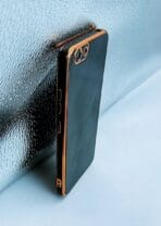 Vivo Y53 2017 back cover 6D Chrome golden edge black colour - Image 4