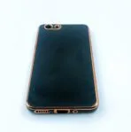 Vivo Y53 2017 back cover 6D Chrome golden edge black colour - Image 3