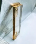 Redmi 9A/9i/9AT Clear Case [CD Chrome] - Golden Edge, Camera Protection, Transparent - Image 2
