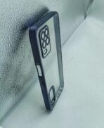 Realme 8 5G/9 5G Back Cover CD Chrome Transparent With Camera Lens Protection Black Edge - Image 2