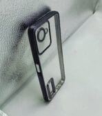 Realme C30/C30S Back Cover CD Chrome Transparent With Camera Lens Protection Black Edge - Image 2