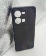 Vivo Y35 Back Cover Silicone Soft Black Colour