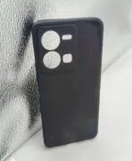 Vivo Y35 Back Cover Silicone Soft Black Colour