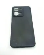 Vivo Y35 Back Cover Silicone Soft Black Colour - Image 3