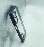Realme 10 4G Back Cover CD Chrome Transparent With Camera Lens Protection Black Edge - Image 2