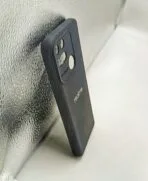 Realme Narzo 50A Back Cover Silicone Soft Black Colour - Image 2