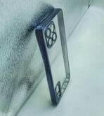 Tecno Smart 6 Back Cover CD Chrome Transparent With Camera Lens Protection Black Edge - Image 2