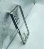 Vivo Y31 2021/Y51 2021/Y51A Back Cover CD Chrome Transparent With Camera Lens Protection Silver Edge - Image 2