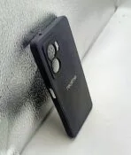 Realme Narzo 50 5G Back Cover Silicone Soft Black Colour - Image 2