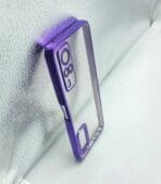 Vivo Y31 2021/Y51 2021/Y51A Back Cover CD Chrome Transparent With Camera Lens Protection Black Edge - Image 2