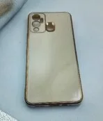 Infinix HOT 12 Play Back Cover 6D Chrome Golden Edge - Image 3