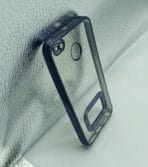 Redmi 4X Back Cover CD Chrome Transparent With Camera Lens Protection Black Edge - Image 2