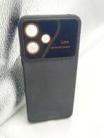 Redmi 12 5G Back Cover With Camera Lens Protection Black Colour Soft