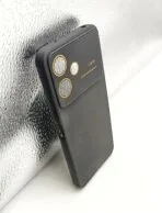 Redmi 12 5G Back Cover With Camera Lens Protection Black Colour Soft - Image 2
