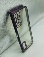 Infinix HOT 12 Back Cover CD Chrome Transparent With Camera Lens Protection - Image 2