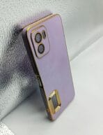 Vivo Y15S/Y15A/Y10 4G/T1 4G/Y01 Back Cover 6D Chrome With Camera Lens Protection Golden Edge - Image 2