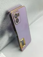 Vivo Y15S/Y15A/Y10 4G/T1 4G/Y01 Back Cover 6D Chrome With Camera Lens Protection Golden Edge - Image 2