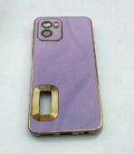 Vivo Y15S/Y15A/Y10 4G/T1 4G/Y01 Back Cover 6D Chrome With Camera Lens Protection Golden Edge - Image 3