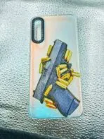 Samsung A50 Back Cover Colour Changing Gun Logo Casetify - Image 2