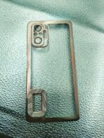 Redmi Note 10 Pro 4G/Note 10 Pro Max back cover CD Chrome transparent with camera lens protection pink edge - Image 2