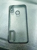 Realme 3/3i back cover CD Chrome transparent with camera lens protection black edge - Image 2