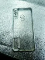 Realme 3/3i back cover CD Watch Chrome transparent with camera lens protection Silver edge - Image 2