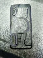 Vivo S1 back cover CD Watch Chrome transparent with camera lens protection black edge - Image 2