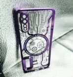 Vivo S1 Back Cover with CD Watch Machine Design Chrome transparent with camera lens protection
