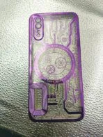 Vivo S1 Back Cover with CD Watch Machine Design Chrome transparent with camera lens protection - Image 2