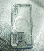 Vivo S1 back cover CD Watch Chrome transparent with camera lens protection silver edge - Image 2
