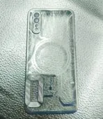 Vivo S1 back cover CD Watch Chrome transparent with camera lens protection silver edge - Image 2