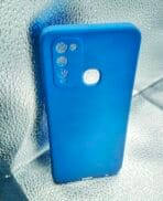 Vivo Y50/Y30 Back Cover Silicone Soft Blue Colour