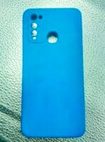 Vivo Y50/Y30 Back Cover Silicone Soft Blue Colour - Image 2