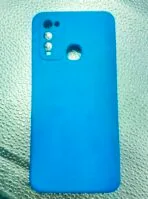 Vivo Y50/Y30 Back Cover Silicone Soft Blue Colour - Image 2