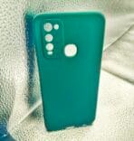 Vivo Y50/Y30 Back Cover Silicone Soft Green Colour