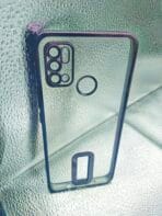 Tecno Spark 6 Air back cover CD Chrome transparent with camera lens protection