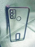 Tecno Spark 6 Air back cover CD Chrome transparent with camera lens protection